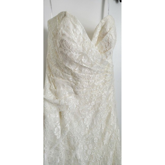 NWT Allure Bridals Lace Ivory Wedding Dress Size‎ 22 Size 12 - Picture 3 of 12
